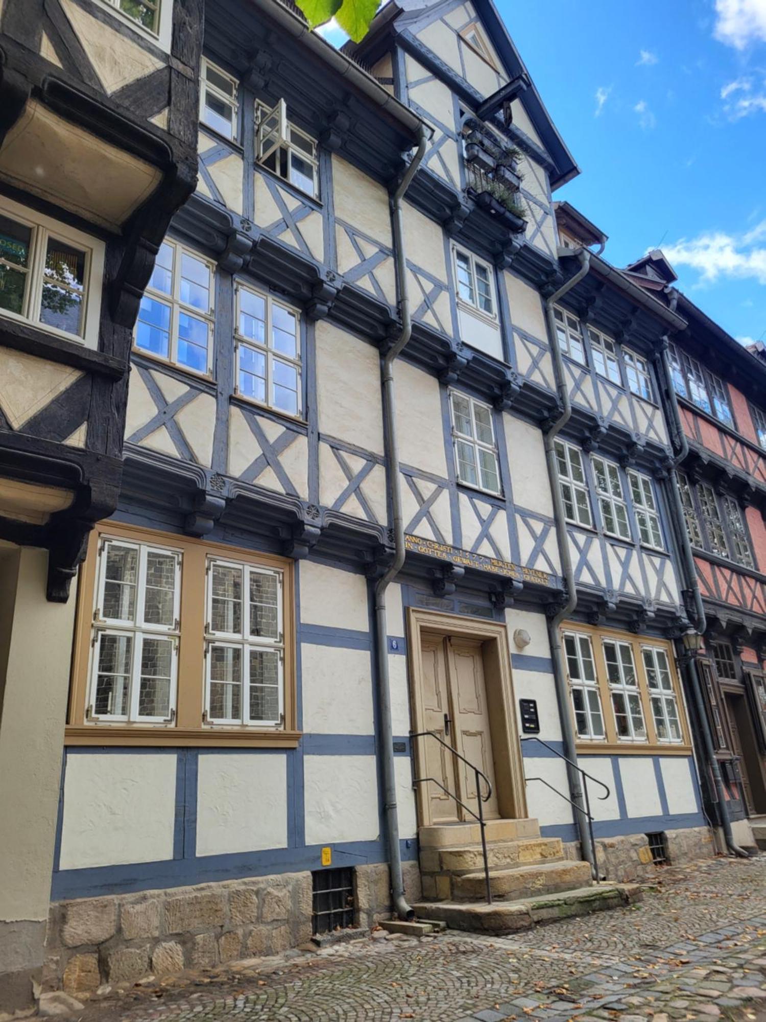 Anno 1577 - Marktkirchhof 6 Quedlinburg Exterior foto